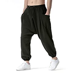 MakingDa Mens Drop Crotch Joggers Tracksuit Bottoms for sale  Delivered anywhere in UK