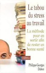 Tabou stress travail d'occasion  Livré partout en France