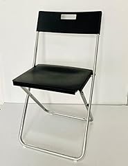 Ikea GUNDE Klappstuhl in schwarz, weiß gebraucht kaufen  Wird an jeden Ort in Deutschland