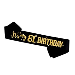 81st birthday sash for sale  Delivered anywhere in USA 