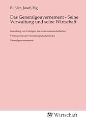 Generalgouvernement verwaltung gebraucht kaufen  Wird an jeden Ort in Deutschland