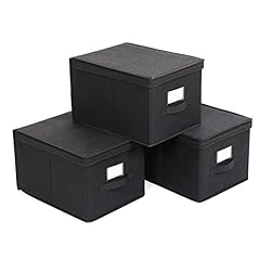 SONGMICS Set of 3 Foldable Storage Boxes with Lids, for sale  Delivered anywhere in UK