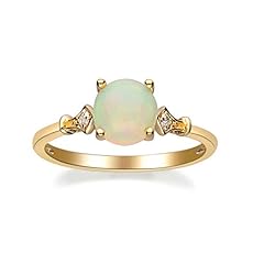 Gin & Grace14K Yellow Gold Natural Ethiopian Opal Ring for sale  Delivered anywhere in Canada