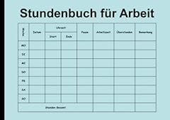 Stundenbuch arbeit din gebraucht kaufen  Wird an jeden Ort in Deutschland