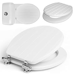 White wooden toilet for sale  Delivered anywhere in UK