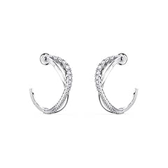 Swarovski orecchini cerchio usato  Spedito ovunque in Italia 