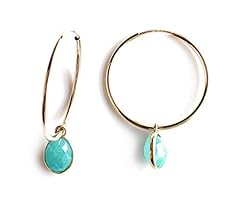 Diana Ingram earrings with amazonite (blue, turquoise) for sale  Delivered anywhere in UK
