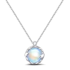 Circle moonstone necklace for sale  Delivered anywhere in UK