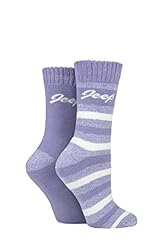 Jeep Ladies Cushioned Brushed Thermal Boot Socks Pack for sale  Delivered anywhere in UK