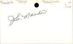 John mandic signed for sale  Delivered anywhere in USA 