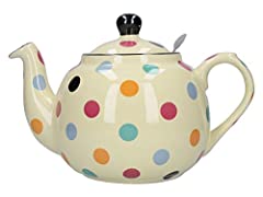London Pottery 78416 Farmhouse Polka Dot Teapot with for sale  Delivered anywhere in UK