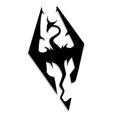 Skyrim dragon sticker gebraucht kaufen  Wird an jeden Ort in Deutschland