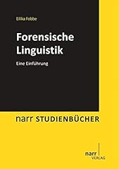 Forensische linguistik einfüh gebraucht kaufen  Wird an jeden Ort in Deutschland
