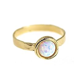Opal gold ring for sale  Delivered anywhere in USA 