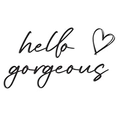 Metal hello gorgeous for sale  Delivered anywhere in USA 