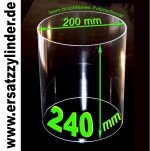 Ersatzglas 240 200mm gebraucht kaufen  Wird an jeden Ort in Deutschland