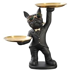 Used, Homyl Nordic French Bulldog Butler Sculpture Resin for sale  Delivered anywhere in USA 