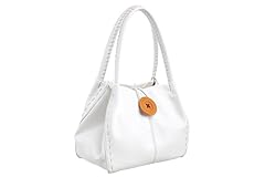 Button handbag white for sale  Delivered anywhere in UK