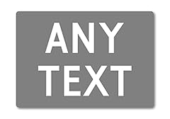 Personalised text metal for sale  Delivered anywhere in UK