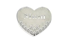 Silverplated mum heart for sale  Delivered anywhere in Ireland