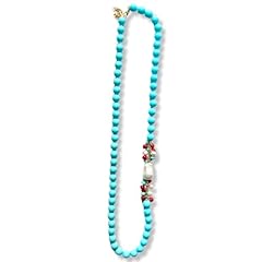 Collana pasta turchese usato  Spedito ovunque in Italia 