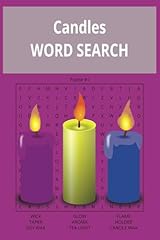 Candles word search for sale  Delivered anywhere in UK