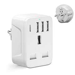Travel adapter european for sale  Delivered anywhere in UK