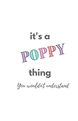 Poppy thing notebook for sale  Delivered anywhere in UK