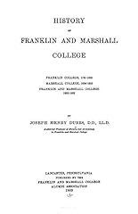 History franklin marshall for sale  Delivered anywhere in UK