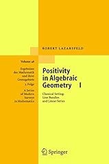 Positivity algebraic geometry d'occasion  Livré partout en France