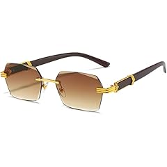 Aieyezo retro rimless for sale  Delivered anywhere in USA 