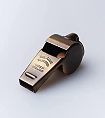 Acme Thunderer Whistle Large Tapered Mouth Antique Brass 58.5AB for sale  Delivered anywhere in Canada
