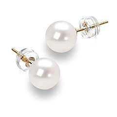 8mm pearl earrings for sale  Delivered anywhere in USA 
