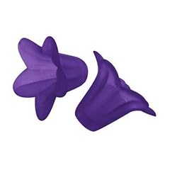 Indigo lucite flower for sale  Delivered anywhere in UK