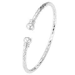 Silve bangle bracelets for sale  Delivered anywhere in USA 