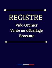 Registre vide grenier d'occasion  Livré partout en France