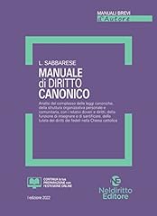Manuale diritto canonico usato  Spedito ovunque in Italia 