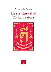 Scrittura thai. sistema usato  Spedito ovunque in Italia 
