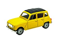 - Auto in miniatura 3 pollici (circa 7 cm) Renault 4 gialla - R4 - Welly 52362W usato  Spedito ovunque in Italia 