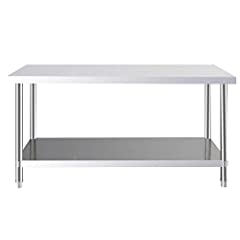 FIDOOVIVIA Stainless Steel Kitchen Catering Table Heavy for sale  Delivered anywhere in Ireland