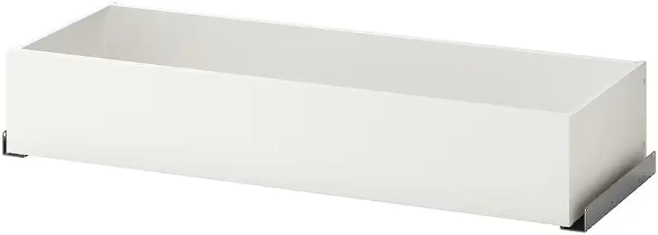 Nieuwe KOMPLEMENT Lade, wit, past PAX frame maat 100x35cm, gebruikt tweedehands  
