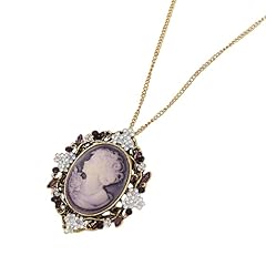 Oval cameo pendant for sale  Delivered anywhere in UK