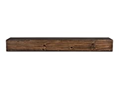 Dakota Floating Fireplace Pine Wood Mantel Shelf - for sale  Delivered anywhere in USA 