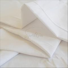 Cotton plain white for sale  Delivered anywhere in UK