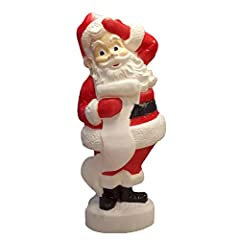 Used, PMU Christmas Light Up Santa Claus 43 Inch Large Blow for sale  Delivered anywhere in USA 