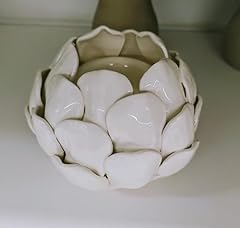 White artichoke candle for sale  Delivered anywhere in UK