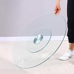 Glass turntable dining for sale  Delivered anywhere in UK