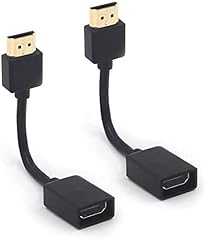 2pcs hdmi cable for sale  Delivered anywhere in UK