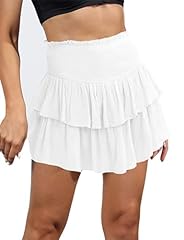 Idealsanxun white skirt for sale  Delivered anywhere in USA 