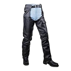 Motorcycle leather chaps for sale  Delivered anywhere in USA 